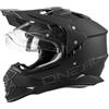 O'NEAL | Casco da moto | Enduro Adventure Street | Aperture di ventilazione per il massimo flusso d'aria e raffreddamento, visiera solare integrata | Sierra II Helmet Flat | Adulto | Nero | Taglia XL