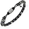 10:10 Bracciale Uomo Donna Pietre Naturali Labradorite Acciaio Inox, Braccialetto Taglia Regolabile, Confezione Regalo Inclusa Made In Italy