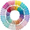 Papierdrachen 200 scivoli ed elastici per capelli lunghi e spessi - durevoli e robusti - scivoli per capelli per bambini - accessori per capelli in una pratica scatola per riporli - in molti colori