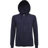 Kappa - Felpa con Cappuccio e Zip, Uomo, Blu, Cotone, Sportivo, Logo Jackus Slim, Taglia: 3XL