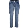 Coveri Jeans elasticizzato 5 tasche con cuciture colorate, Blu 50