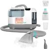 HAUSHOF StainZapper Vapo - Lavatappeti Portatile a Vapore 1200W, 1,8L Lava Tappezzeria con Riscaldamento per Sedili Auto, Moquette e Tappeti, pulitore a vapore per cucine e bagni Con 750ml Detergente