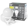 GY Lampadina con Sensore, E27 Lampadine LED con Sensore di Movimento/di Luce, 6.5W (Equivalenti a 75W), 6500K Luce Fredda, Auto On/Off, 1050 Lumen per Veranda, Porta d'Ingresso, Corridoio, 2 Pezzi