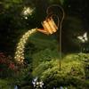 Tremdwoto luci da esterno giardino solari,Luci Solari per Annaffiatoio, luci solari da giardino,decorazioni giardino per esterno, cascata di luci all'aperto impermeabile, Lanterna Solare da Giardino