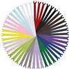 DOITEM 45 pz 25 cm Invisibile Multicolore Bobina di Nylon Cerniere per Cucito e Artigianato 15 Colori (Multicolore, 25cm)