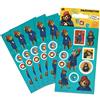 Paper Projects Paddington Bear Movie Party Bag Sticker Pack (6 Fogli) | Prodotto con Licenza Ufficiale | Perfetto Come Sacchetto per Feste o riempitivi di Calze, Blu, 12,5 cm x 7,5 cm