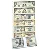 CHUNLINLAODA 140 Pezzi Prop Money CHUNLINLAODA Dollar Finti Dimensioni Reali, Money Dollar, Fake Scheine, Cash Giocattolo per Bambini, Copy Money per Film, Playset di Cash per Oggetti di Scena (marrone)