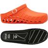 Dr. Scholl's Scholl Clog Evo Arancione + Scholl Solette Antistatiche PRO in Memory Cushion per Clog Evo - Arancione/Nero
