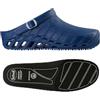 Scholl Clog Evo Blu + Scholl Solette Antistatiche PRO in Memory Cushion per Clog Evo - Blu/Nero