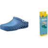 Scholl Clog Evo Azzurro Solette Anatomiche e Antistatiche per Clog Evo- Azzurro/Marrone