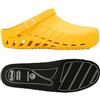 Scholl Clog Evo Giallo + Scholl Solette Antistatiche PRO in Memory Cushion per Clog Evo - Giallo/Nero