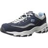 Skechers D'Lites Fresh Start 11860EW, Scarpe Donna, Multicolore (Navy/White), 38 EU