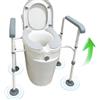 ZONZANINA WC per Anziani con Braccioli,Rialzo Water per Anziani Regolabile in Altezza,Comoda alzawater Sedia Disabili Alza Bidet per Universale Sollevatore Disabili Water Protesi Anca