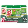 Wc Net Professional, Fosse Biologiche, Capsule Idrosolubili per WC, Scioglie gli Ingorghi, 12 Caps x 3 Confezioni