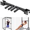 Lifeswell Attacco per barra di immersione per power rack da 2 x 2 pollici, maniglie larghe e strette antiscivolo, capacità di carico di 500 libbre, attacco per squat rack per dip, file invertite, flessioni