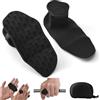 LTFIOON 1 Paio Manopole Antiscivolo per Allenamento, Impugnatura per Palmo in Gomma per Palestra, Trazioni Palm Grip per Powerlifting, Allenamento per la Forza, accessori per il fitness (Nero)