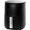 Cecotec Friggitrice nera rapida Cecofry Deluxe. Capacità 2,5 litri, potenza 1400 W, 8 modalità, temperatura fino a 200ºC, cestello e rack lavabili in lavastoviglie, 4266