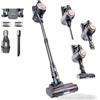Proscenic P11 Lite+ Aspirapolvere Senza Fili 40KPa 450W 40min, Spazzola Anti-Groviglio con LED, Batteria Rimovibile per Pavimenti Duri Tappeti e Peli di Animali, Leggero e Silenzioso