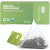 Khla - Tè verde Sencha biologico - 20 bustine di tè a piramide - Tè Sencha Giapponese - Origine Cina