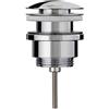 Wirquin 30723419 - Piletta per lavabo in ottone universale e design, cromato
