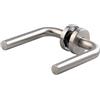 Vachette assa abloy Maniglia su rosone inox - Becco di cane - LC1 - Vacchetta