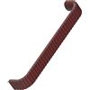FURNIPART Maniglia per mobili Flow larghezza 171 mm - Maniglia per armadio LA 160 mm scanalata, zinco pressofuso rosso bordeaux laccato opaco