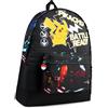 Pokémon Zaino Scuola Elementare Media Gadget Originale Pikachu Pokeball (Nero, One Size)