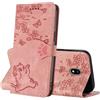 Netany Cover per Samsung Galaxy J5 2017 / J530, Flip Premium Pelle PU Libro Portafoglio Protettiva Custodia con Slot Scheda Supporto Stand Magnetica Protezione Completa (Rosa)