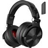 OneOdio Studio Max 1 Cuffie DJ Over Ear 120 ore di riproduzione,Hi-Res/LDAC Audio,bassa latenza di 20 ms connessione Dongle/Bluetooth/6,35 mm/3,5 mm per monitoraggio,chitarra,tastiera, registrazione