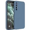 Topme Cover per OPPO Find X2 Neo (6.5 Inches) Custodia Case, Protezione Della Pelle Della Custodia in Silicone Tpu - Grigio lavanda