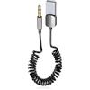 AXFEE Ricevitore Bluetooth 5.0 Adattatore Jack 3.5mm AUX Adattatore Bluetooth Auto Audio Plug e Riempimento per Stereo Domestico, Altoparlante, Chiamate Vivavoce