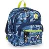 SJ GANG STYLE JAM GANG Seven Zaino Scuola Doppio Scomparto SJ Gang Ever Tag Boy, Nero