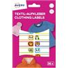 Avery Zweckform Avery Italia ETVET36A Etichette per tessuti no iron animali 45x13mm, 18 etichette per foglio, adesivo permanente, scrivibili a mano, confezione da 2 fogli