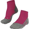 FALKE GO2 Short W Sso cotone filo funzionale antivesciche 1 paio, Calzini da golf Donna, Rosso Rose 8564, 41-42