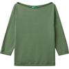 United Colors of Benetton Maglia M/M 1091D1M09 Maglione, Verde, XL Donna
