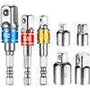 Newder Power Hand Tools Impact Adapter e Reducer Set Extension Set Trasforma il trapano elettrico in un cacciavite ad alta velocità. 1/4 ", 3/8" e 1/2 "Drive
