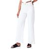 Vero Moda Vmkathy SHR Jeans Larghi Clr Ptt, Bianco, 26W x 28L Donna