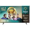 Hisense Smart TV 58 4K Ultra HD 58E63QT, Smart TV VIDAA U8, Dolby Vision, HDR 10, Game Mode Plus, Alexa Built-in, VIDAA Voice, Tuner DVB-T2/S2 HEVC 10, lativù 4K