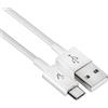 VulTech SM-T112WH Cavo USB a Micro-Usb 2A, cavo USB 2.0 Ricarica Rapida in Plastica TPE 1m Compatibile con Samsung S5/S6/S7, Huawei,HTC,LG,HTC,Kindle,PS4. Alta qualità e resistente. Colore Bianco