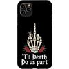 Gothic Dark Humor Symbol Art Rose gotico sposa anello di fidanzamento gotico Custodia per iPhone 11 Pro Max