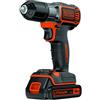 BLACK+DECKER TTrapano/Avvitatore Autosense™ 18V Litio in valigetta. ASD184K-QW