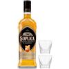 Soplica Mandorle e Caramello Samaku Migdala w Karmelu 50 cl Con 2 Bicchieri