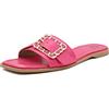 QUEEN HELENA Ciabatte Basse Piatte con Fibbia Casual Estive Donna R238 (Fucsia, Sistema Taglie Calzature EU, Adulto, Donna, Numero, Media, 36)