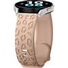 FYISWHO Cinturino Silicone per Samsung Galaxy Watch 6 Classic/Watch 7/Watch 4/Watch FE, 20mm Sport Bracciali Leopard Cinturini di Ricambio per Galaxy Watch 5 Pro/Active 2/Watch 3