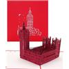 Cologne Cards 'Pop Up Scheda London - Big Ben - Palace of Westminster, buono, buono regalo da viaggio Londra, 3d flash, invito, buono scheda, invito scheda, biglietto d' auguri Londra, Carta regalo