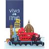 Cologne Cards Biglietto di auguri pop up in 3D motivo Viva Italia, biglietto italiano, buono di viaggio per l´Italia, biglietto pieghevole