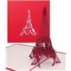 Cologne Cards 'Biglietto Parigi Torre Eiffel - Buono, buono regalo da viaggio Paris Francia, 3d Pop-Up di auguri, invito, buono scheda, biglietti di invito, biglietto d' auguri Parigi, PopUp biglietti di auguri