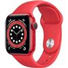 Apple SMARTWATCH APPLE WATCH 6 40 MM GPS + CELLULAR CASSA IN ALLUMINIO CINTURINO ROSSO