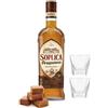 Soplica Liquore al Caramello Przepalana Klasyczna 50 cl Con 2 Bicchieri