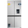 Cecotec Frigorifero Americano 4 Porte Inox da 564 L Bolero CoolMarket 4D 564 Inox E. 183 cm di altezza, 91 cm di larghezza, Dispenser d'acqua, basso consumo, motore inverter Plus, Total NoFrost